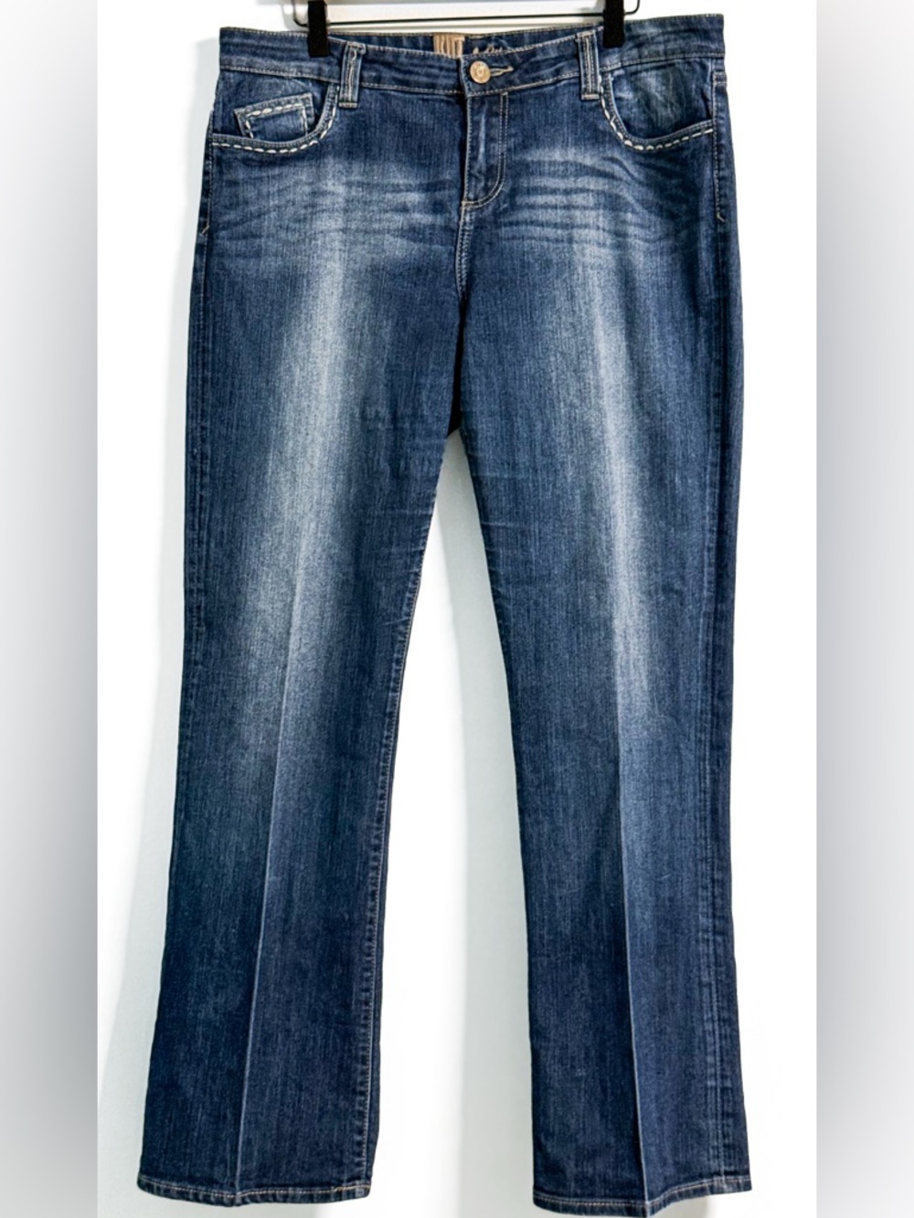 Kut from the Kloth Bootcut Jeans Women’s 16 Dark Wash Stretch Denim